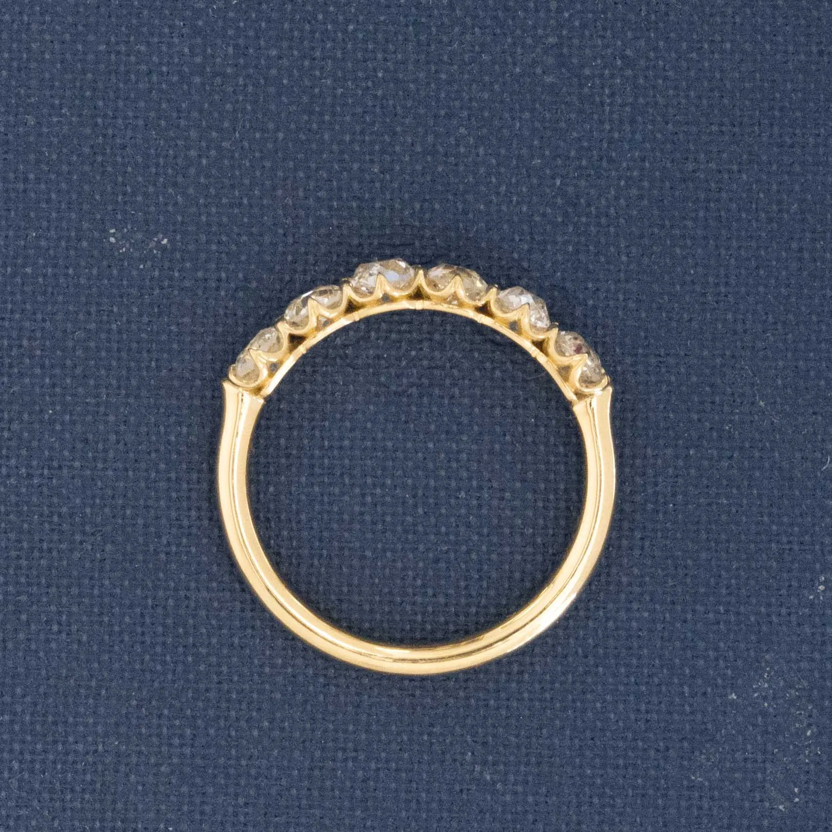 1.05ctw Old Mine Cut Diamond 6-Stone Band