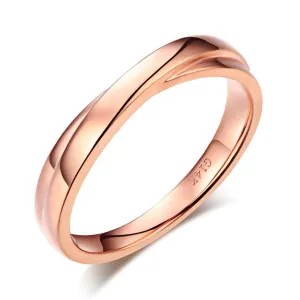 14K Rose Gold Wedding Band Ring