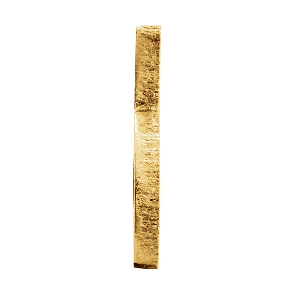 14k Yellow Gold Number "6"