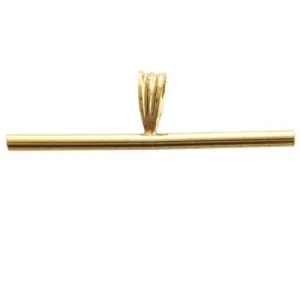 14KT Yellow Gold Filled Pin Brooch Converter 19mm