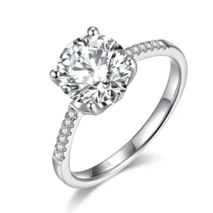 2ct Round Cut Diamond Ring