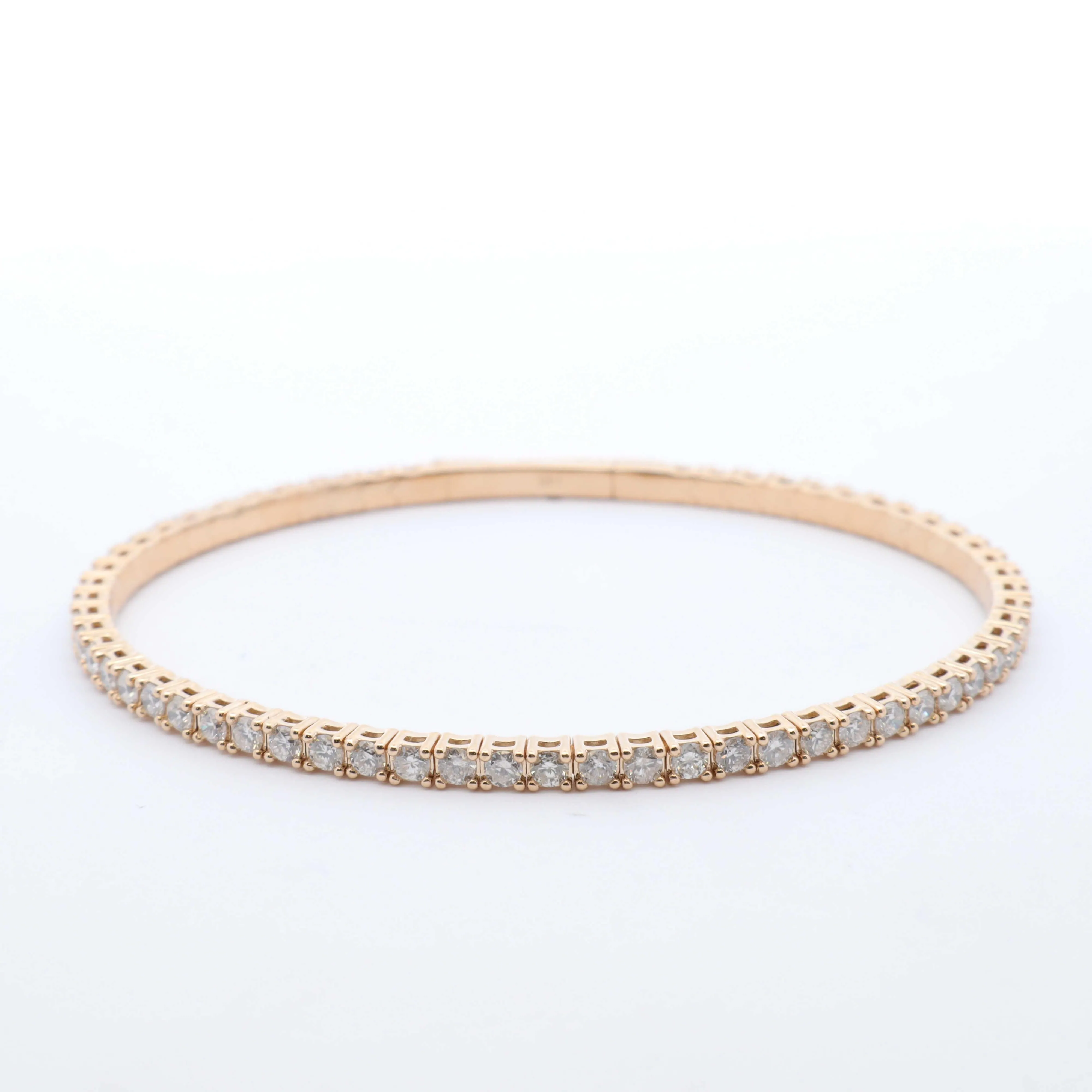 3 CTW Diamond Eternity Flex Bangle