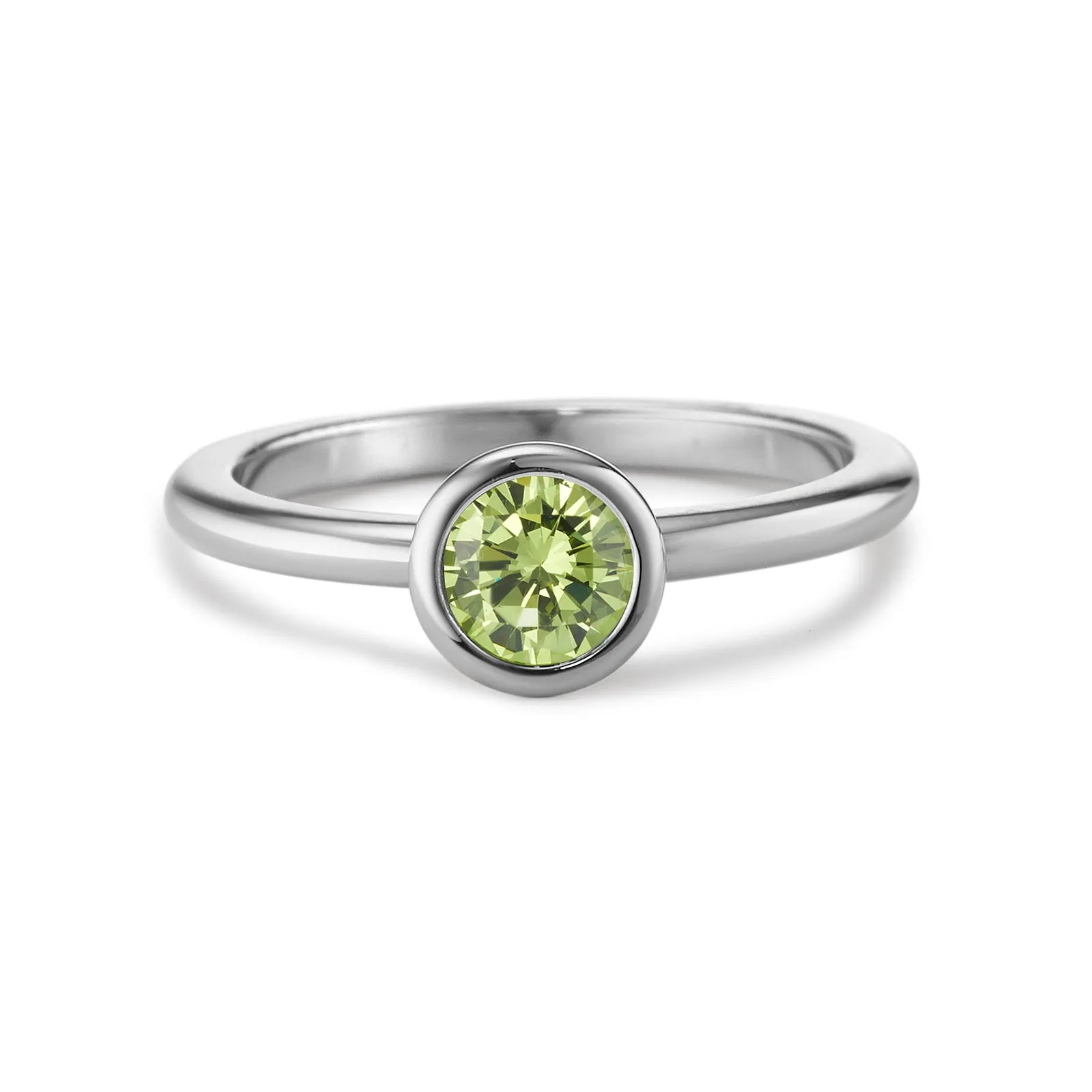 594007 TeNo Joy Ring, Apple Green 7mm