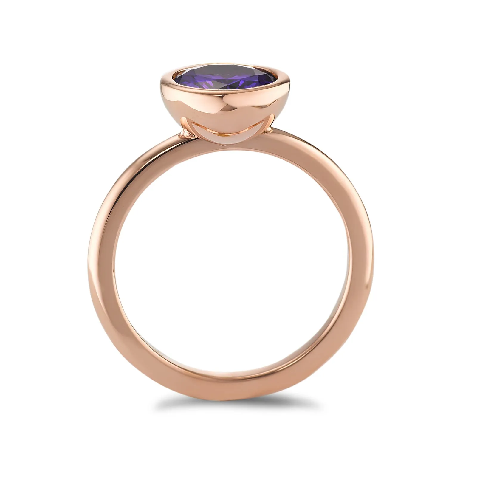 594033 TeNo Joy Ring, Purple in Rose 9.5mm