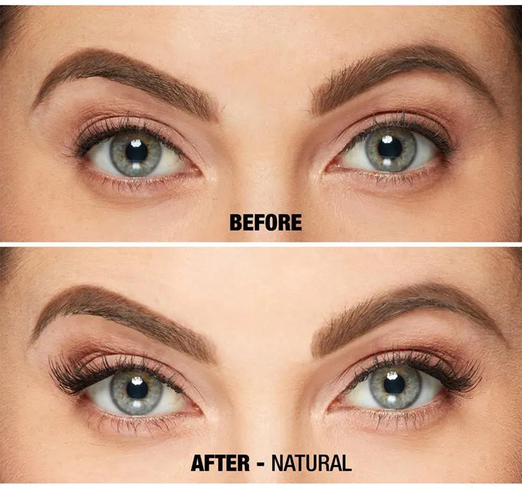 6D Magnetic Eyelashes   2 Magnets Crisscross Thick