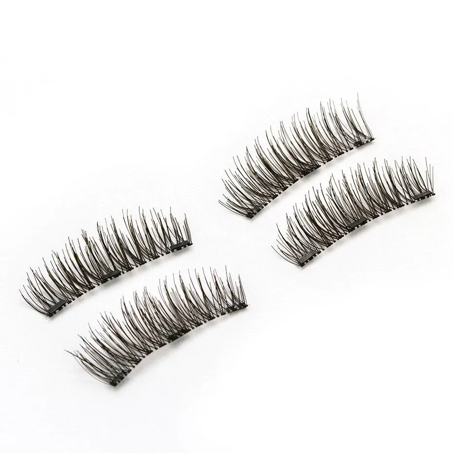6D Magnetic Eyelashes   3 Magnets Soft Hair Sexy
