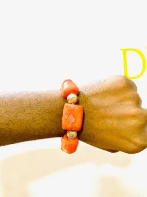 African Coral Bracelet