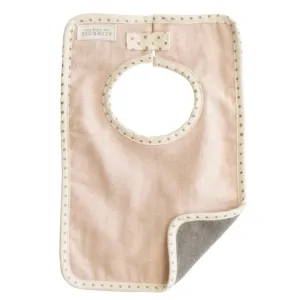ALIMROSE Bobby Bib - Pink Linen