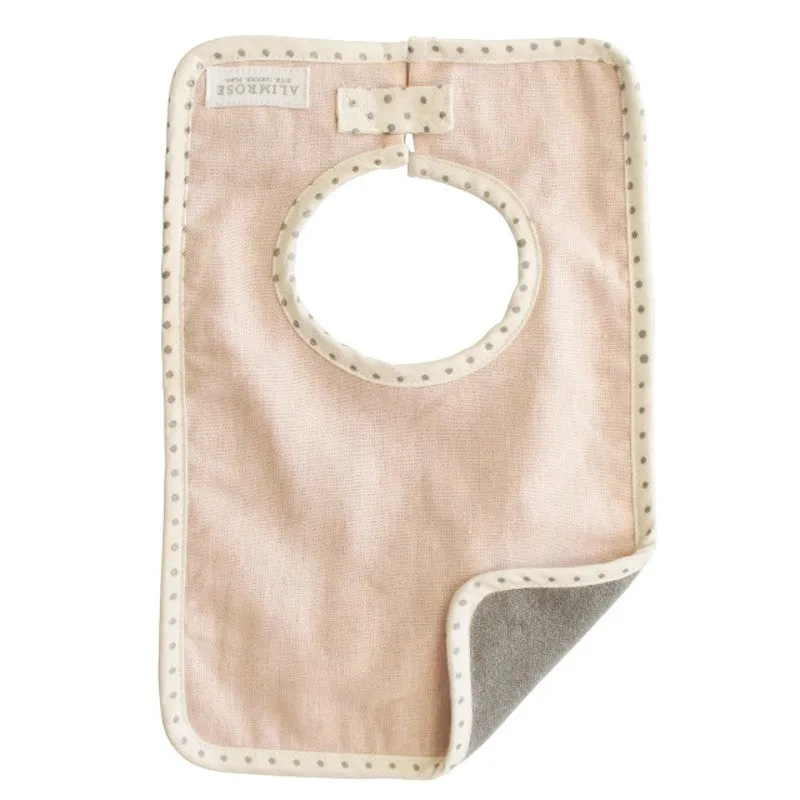 ALIMROSE Bobby Bib - Pink Linen