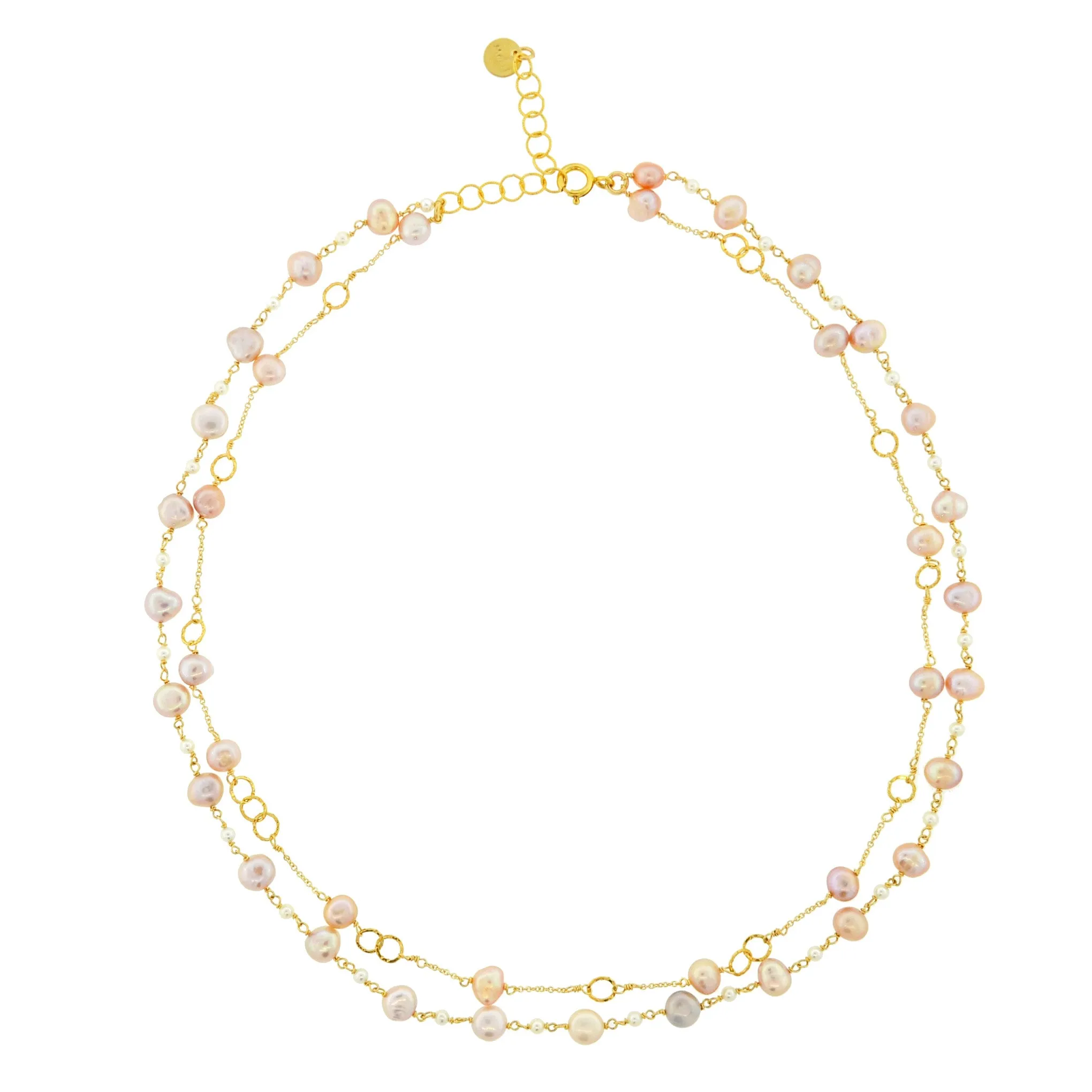 Allura Pearl Necklace In 14k