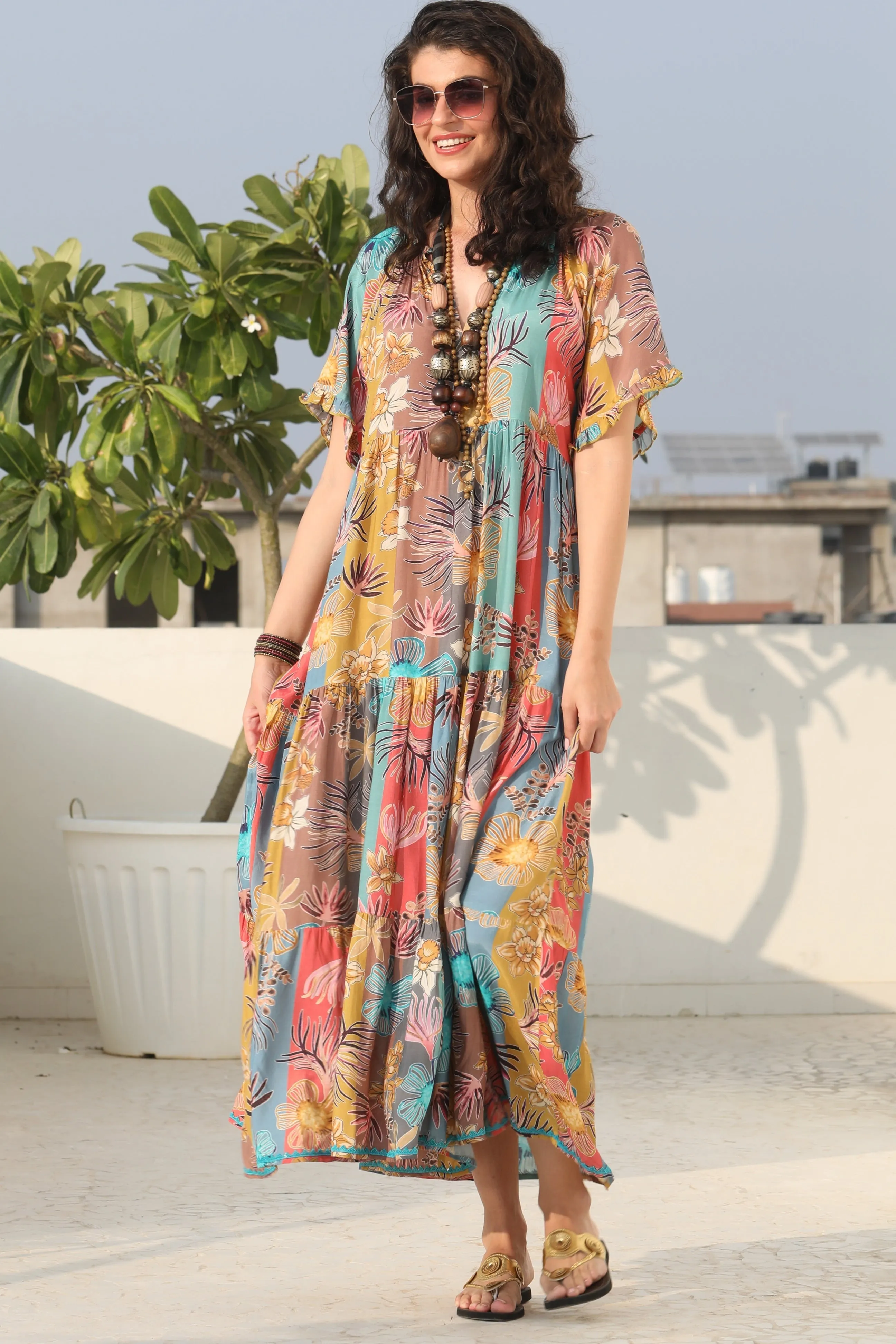 Amisha Short Sleeve Maxi Chai (Outlet - Final Sale Product)
