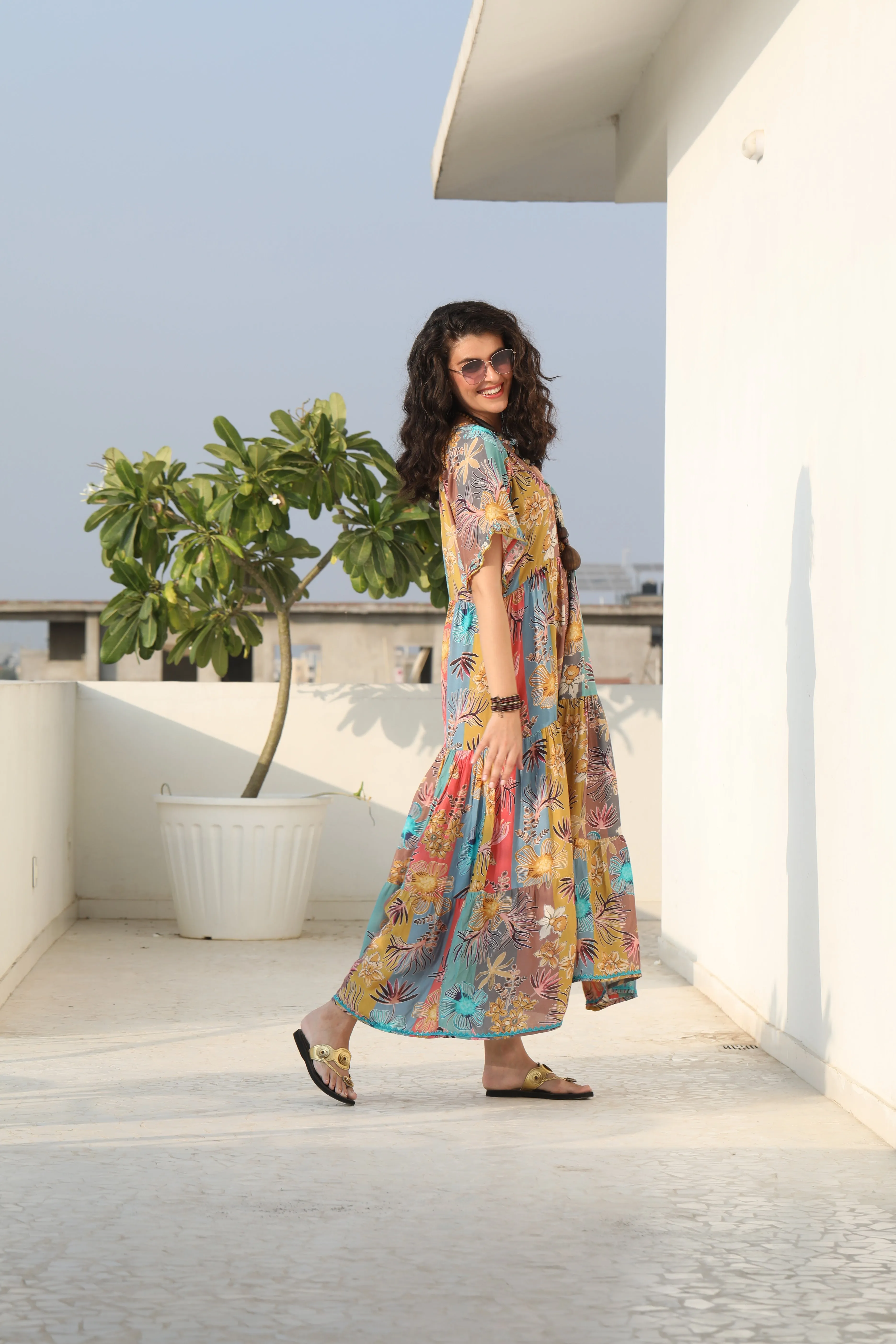Amisha Short Sleeve Maxi Chai (Outlet - Final Sale Product)