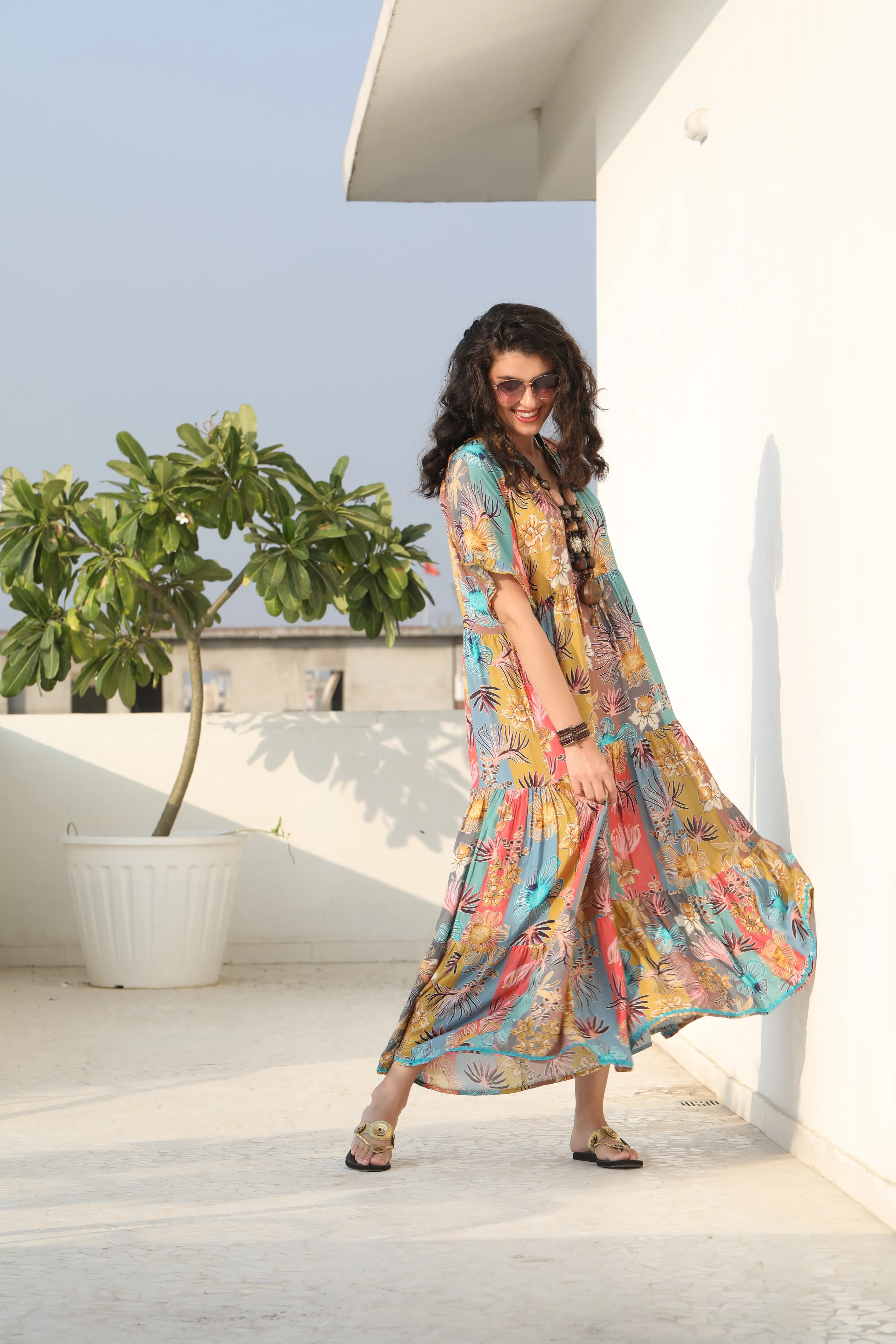 Amisha Short Sleeve Maxi Chai (Outlet - Final Sale Product)