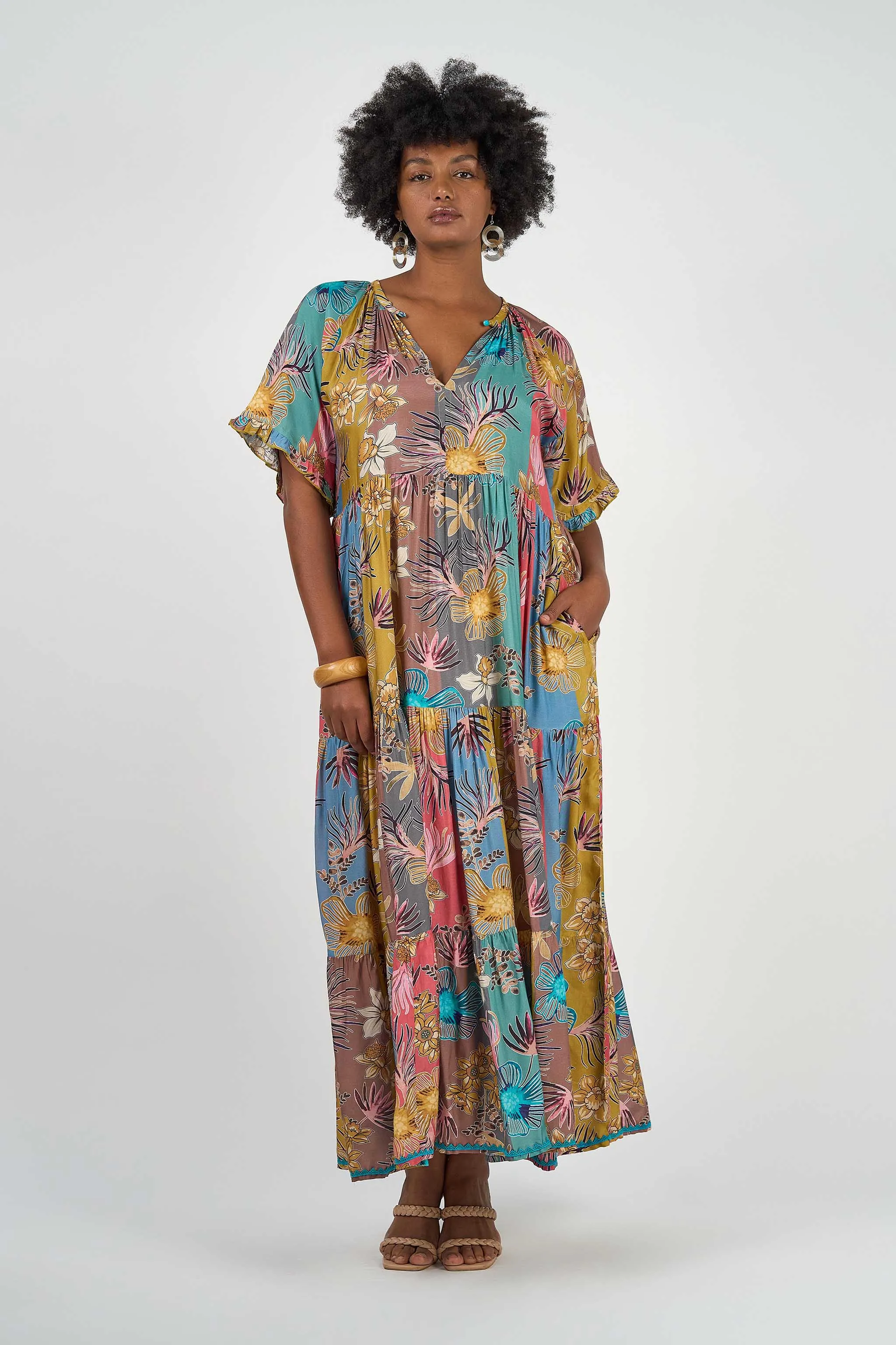 Amisha Short Sleeve Maxi Chai (Outlet - Final Sale Product)