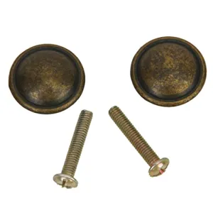 Antique Style Sleek Drawer Cabinet Door Pull with Mounting Screw Home Office Decor 20MM