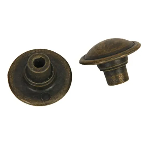 Antique Style Sleek Drawer Cabinet Door Pull with Mounting Screw Home Office Decor 20MM