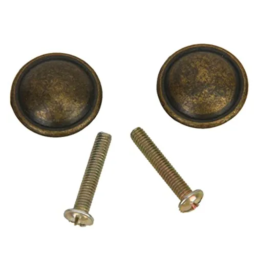 Antique Style Sleek Drawer Cabinet Door Pull with Mounting Screw Home Office Decor 20MM