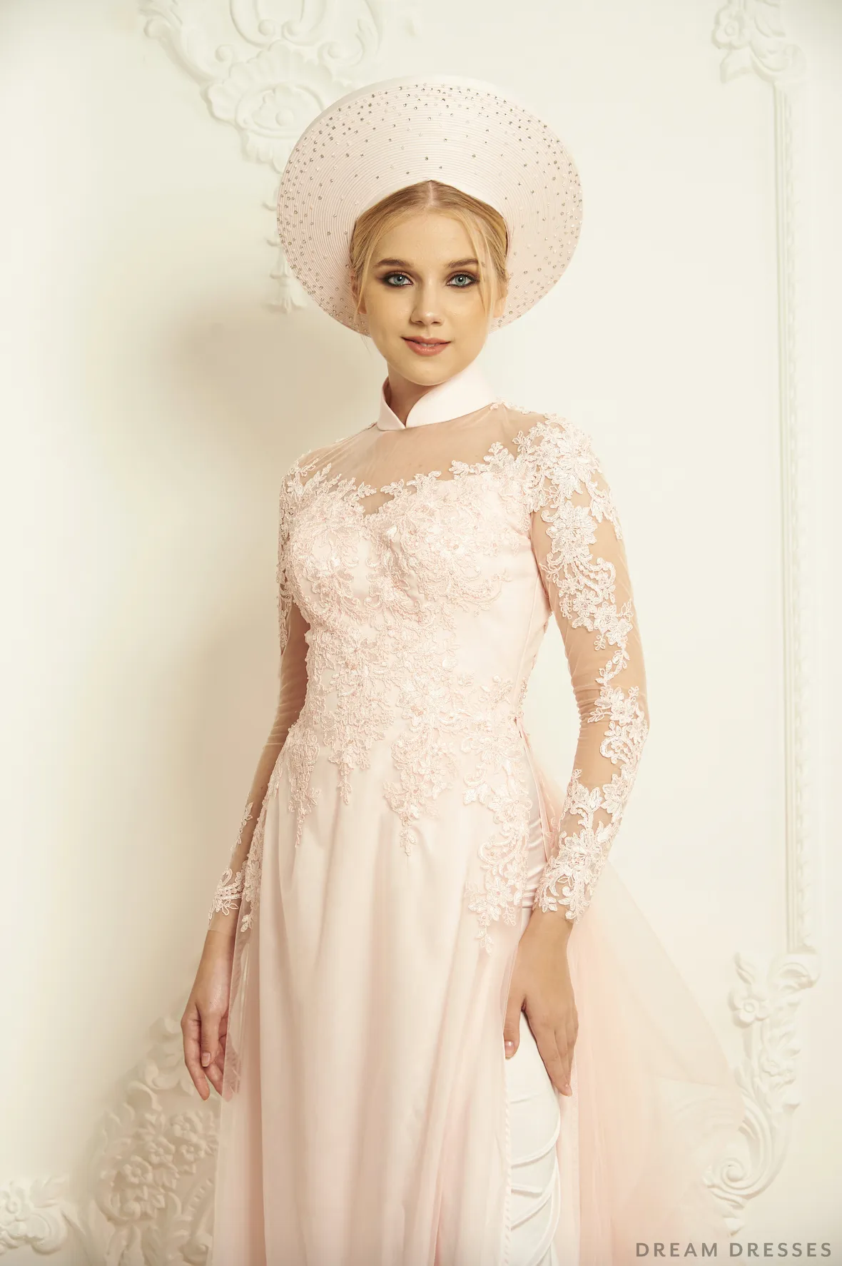 Ao Dai Hat | Vietnamese Bridal Hat (#EVELYN)
