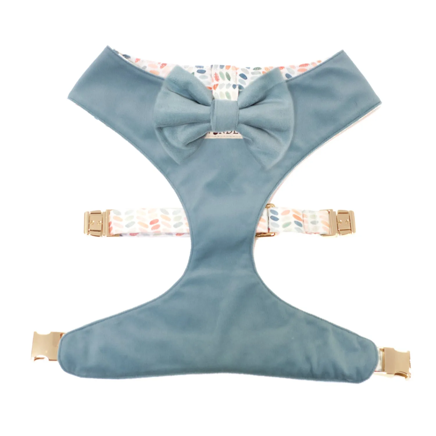 Arctic Sky Reversible Dog Harness   Bow Tie