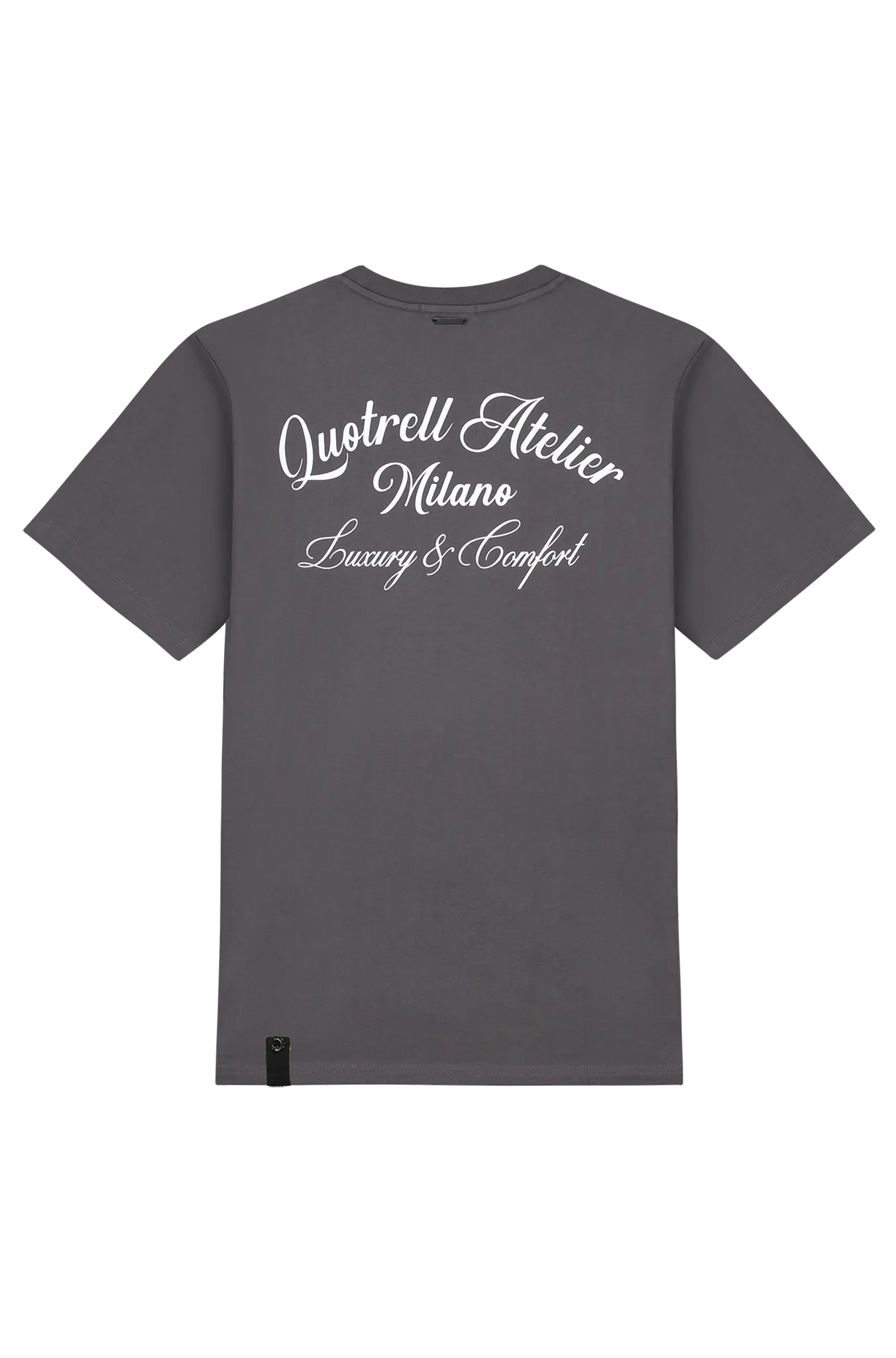 ATELIER MILANO T-SHIRT | ANTHRACITE/WHITE