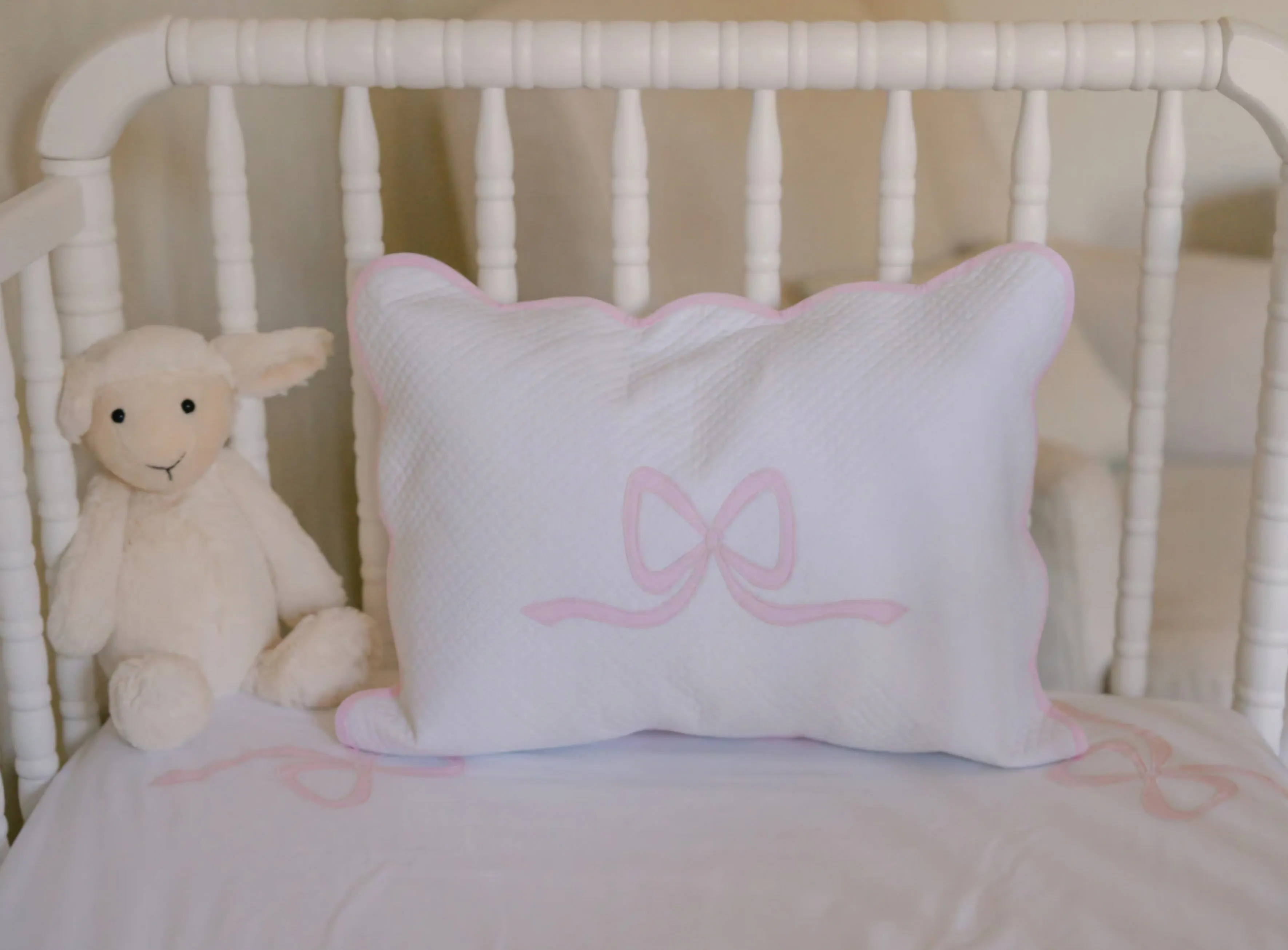 Baby Bow Pillow Shams w/ Filler