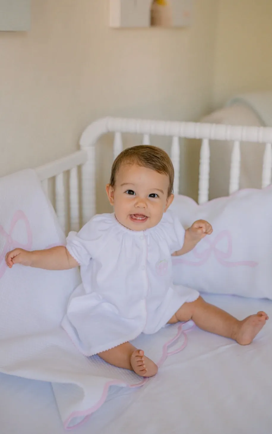 Baby Bow Pillow Shams w/ Filler