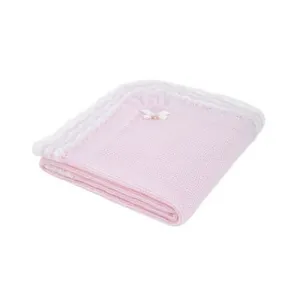 Baby Girls Pink Shawl