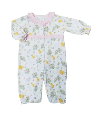 Baby Girl's "Easter Floral" Pima Cotton Converter Gown