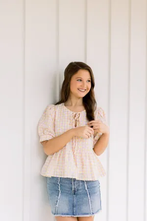 Babydoll Puff Sleeved Top