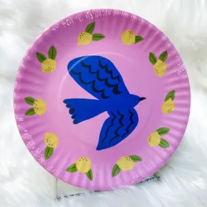 Bird Melamine Plates | Set of 4