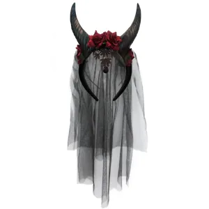 Black Fallen Angel Horns