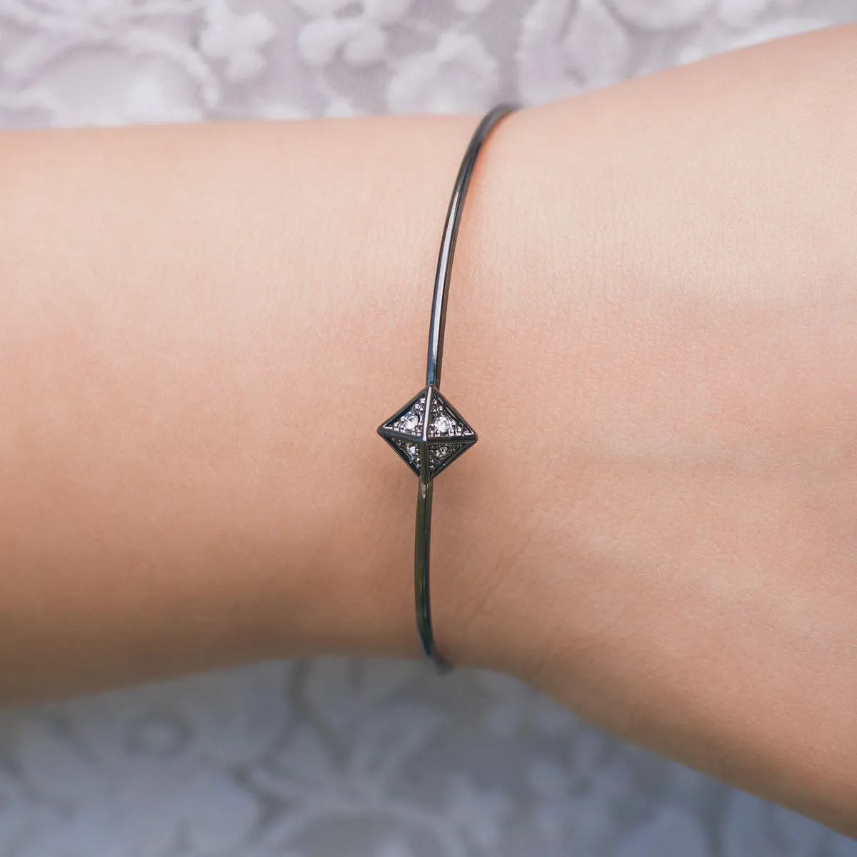 Black Pyramid Bangle