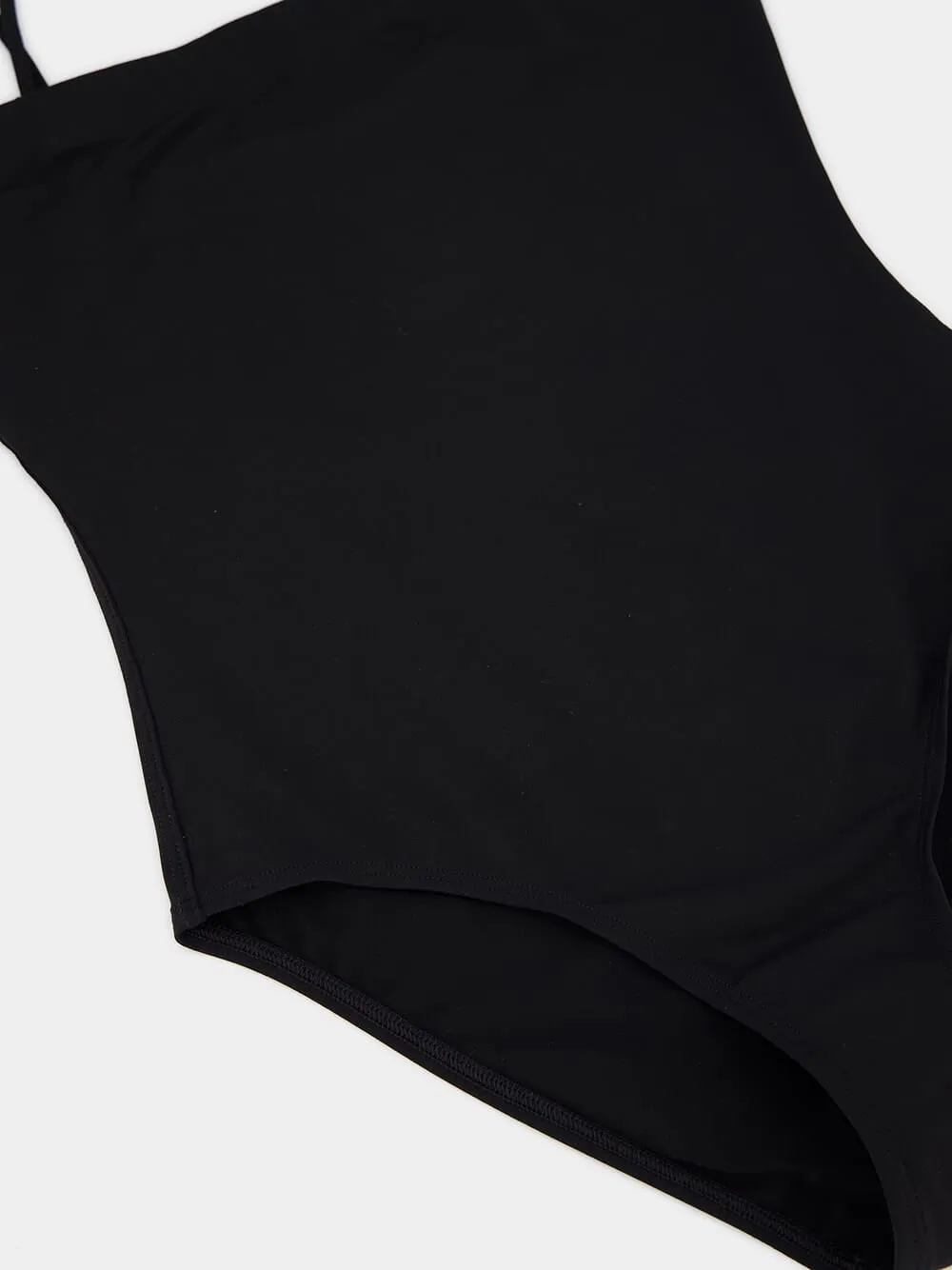 Black Sparkling Jersey Swimsuit