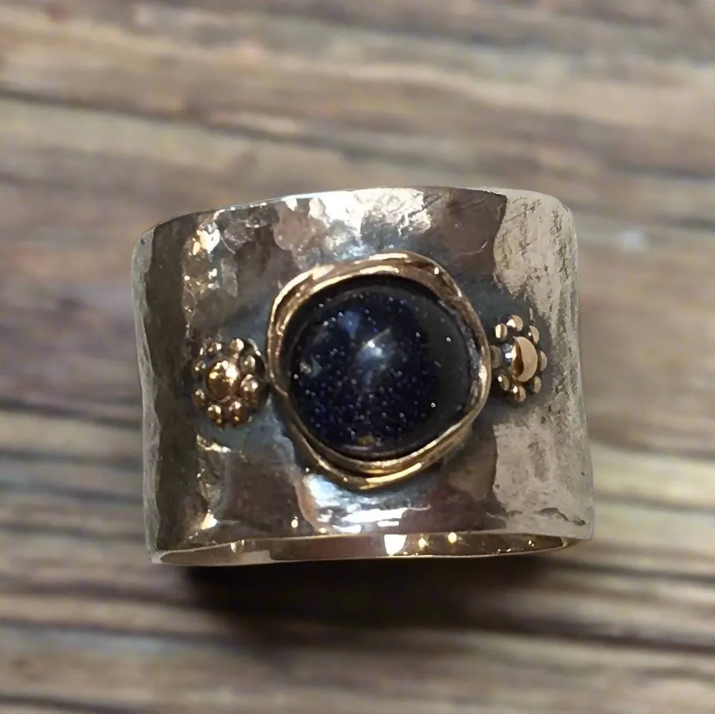 Blue Goldstone Wide Band - Alive.