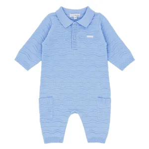 Blues Baby Knitted Romper