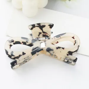Bow Hair Clip With Rhinestone Detail