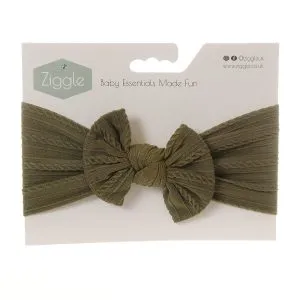 Bow Turban Headband | Olive