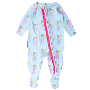 Bows and Bouquets Footie