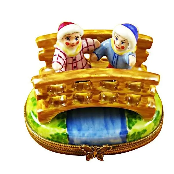 Boy & Girl on Bridge