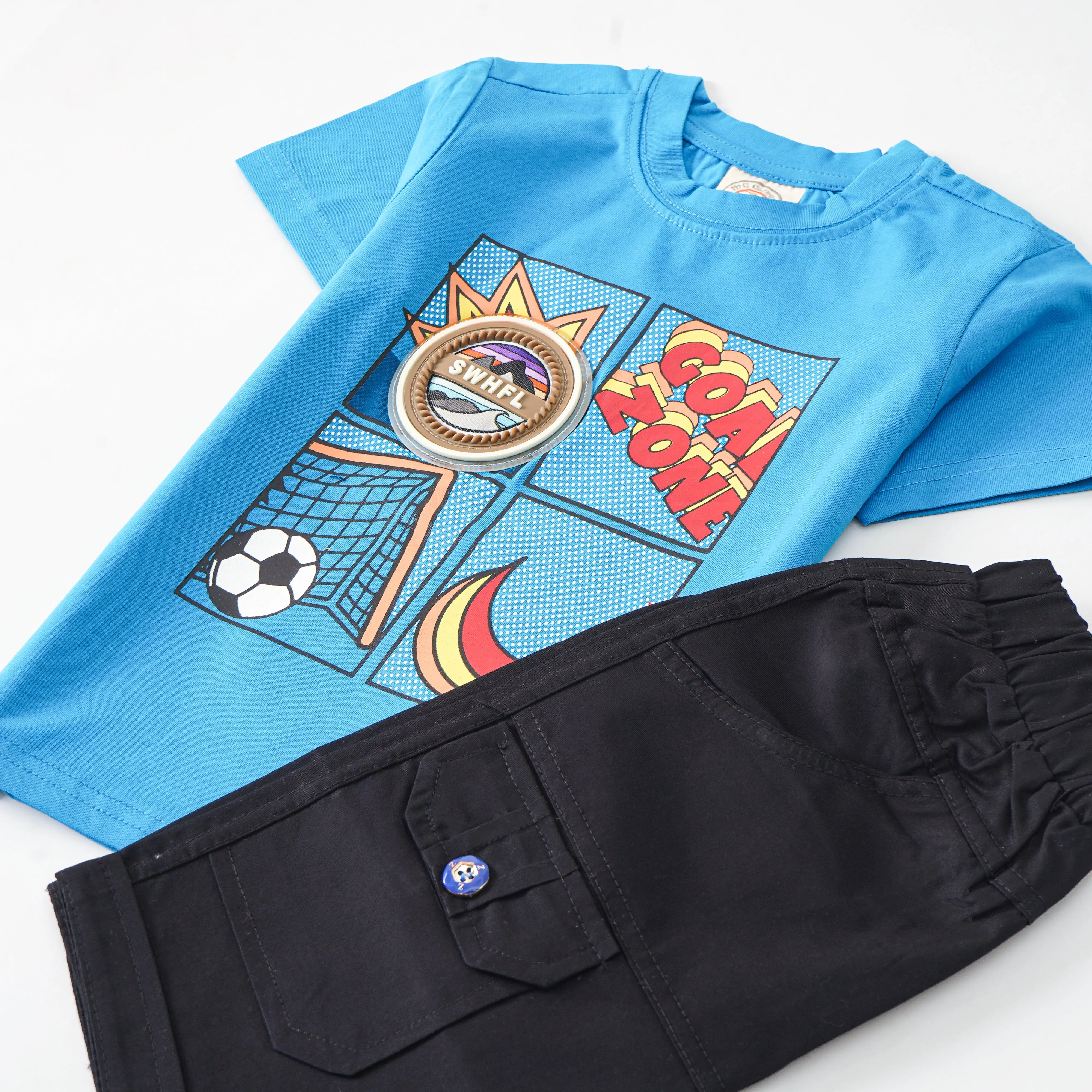 Boys Half Sleeves 2 Piece Suit (2359)