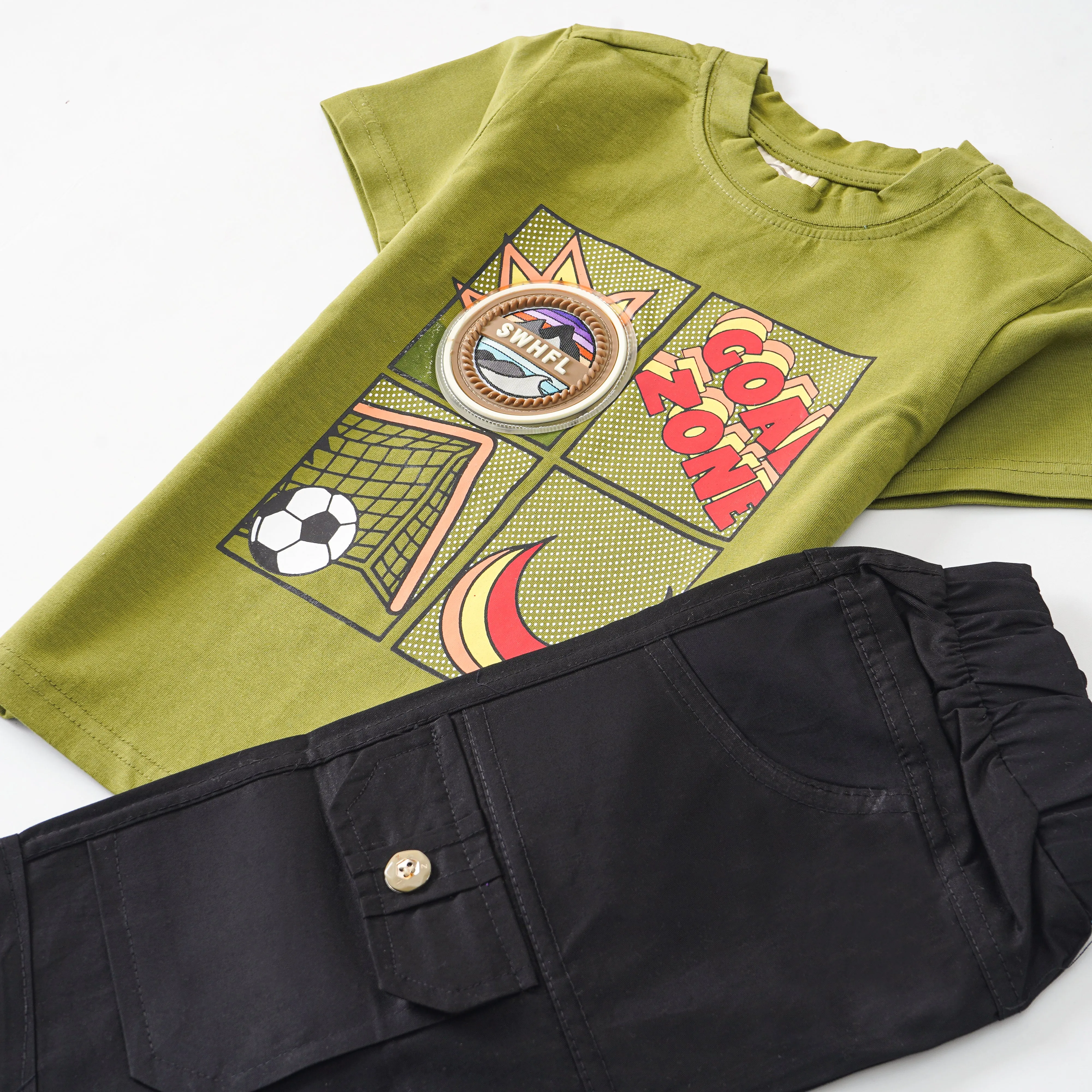 Boys Half Sleeves 2 Piece Suit (2359)