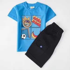 Boys Half Sleeves 2 Piece Suit (2359)