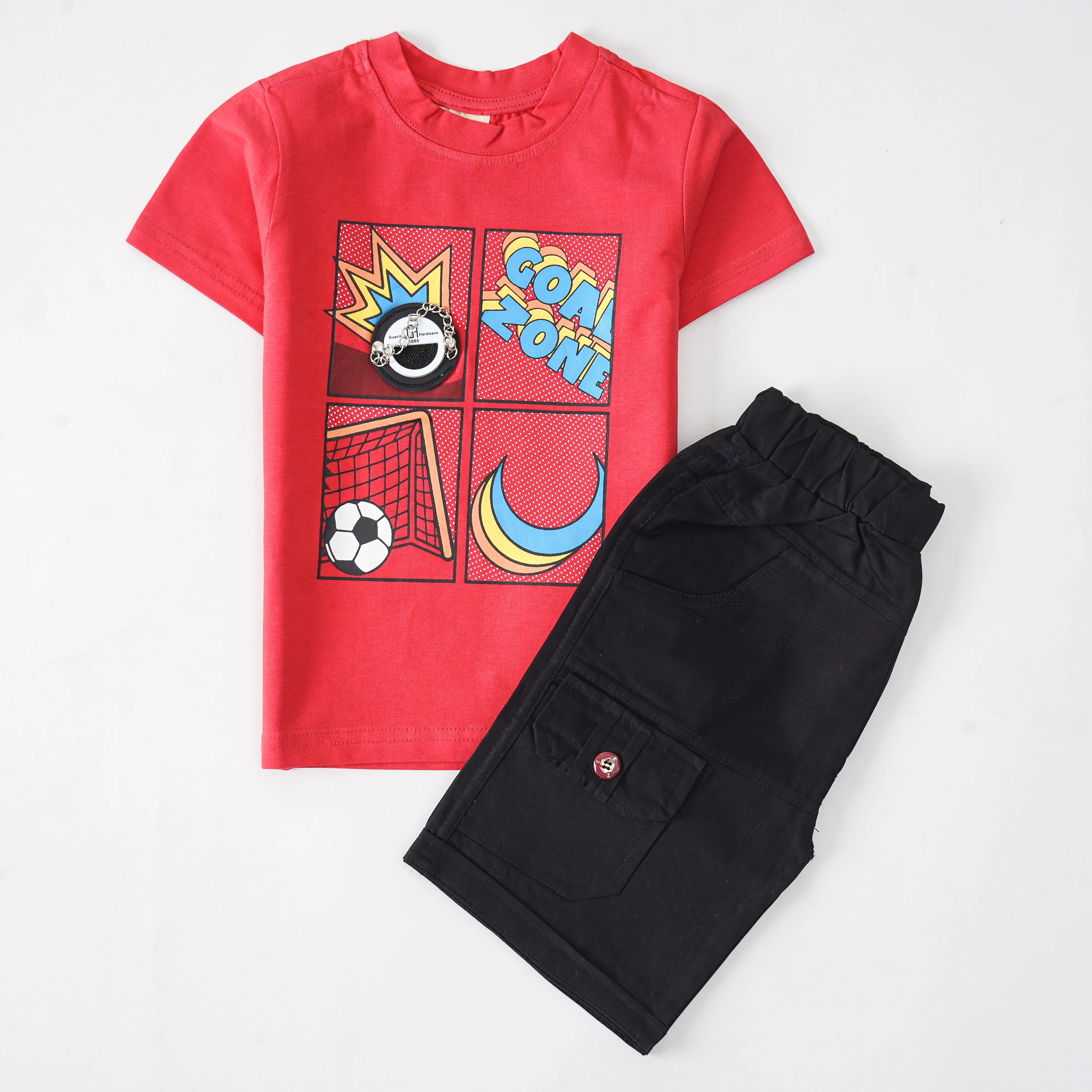 Boys Half Sleeves 2 Piece Suit (2359)
