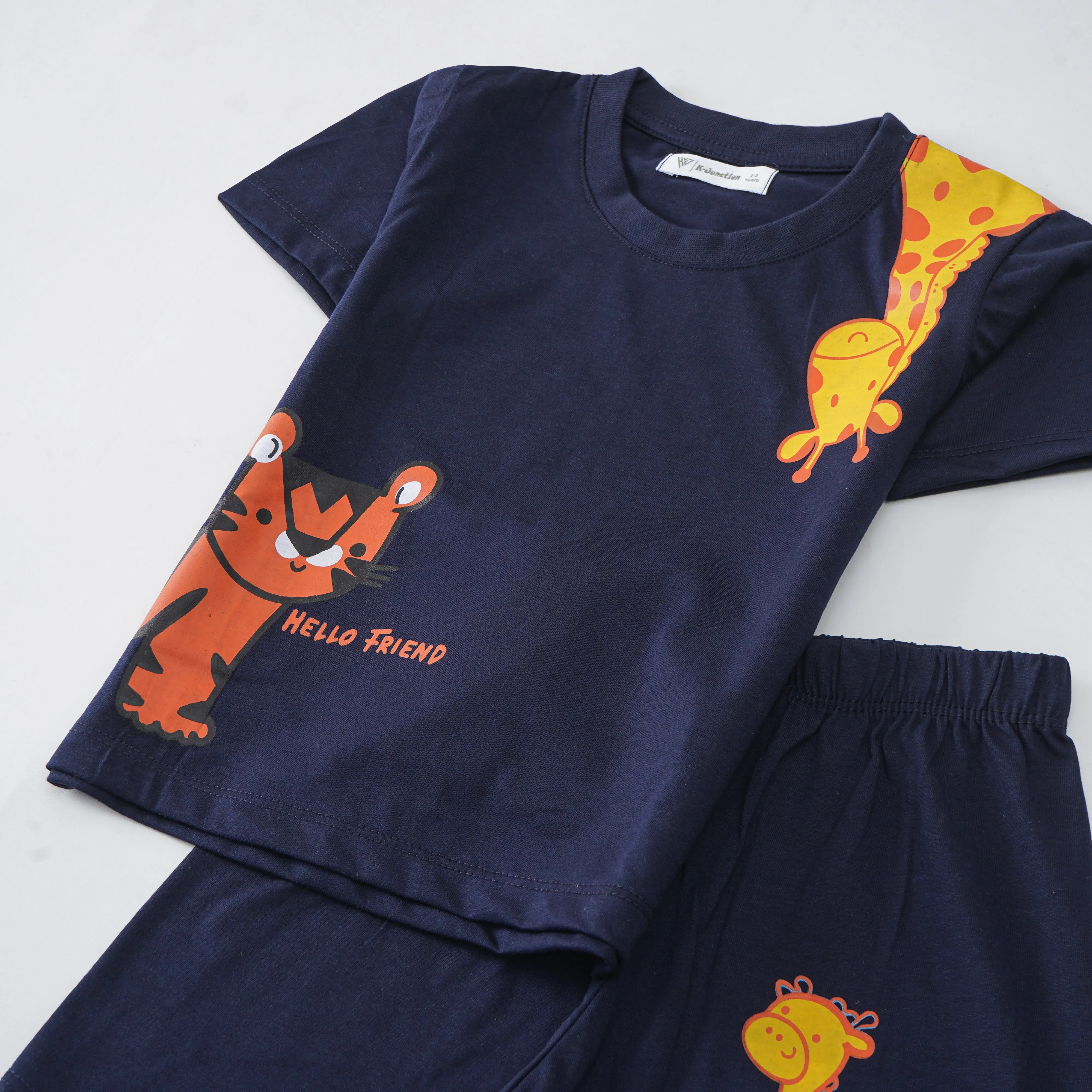 Boys Half Sleeves 2 Piece Suit (8286)