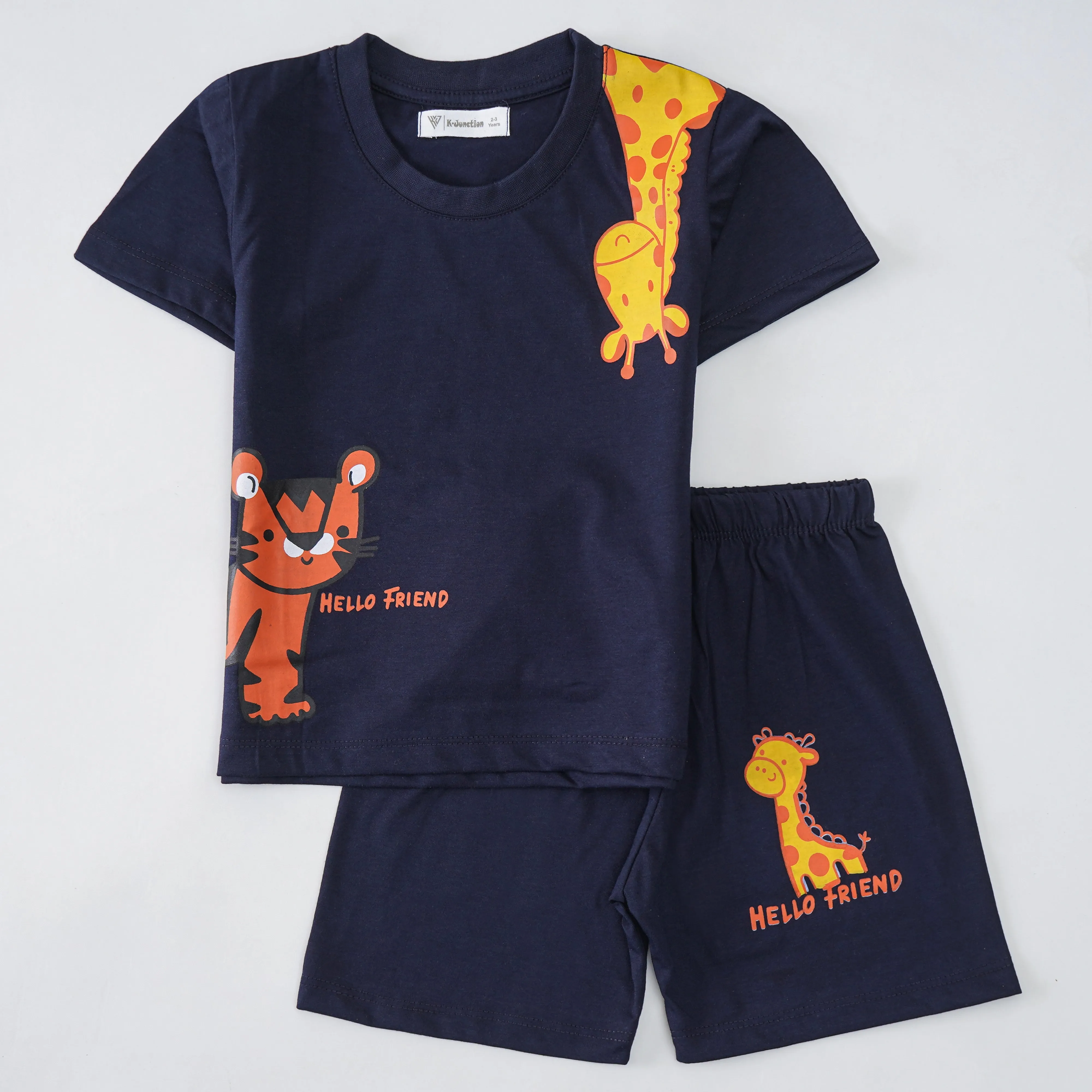 Boys Half Sleeves 2 Piece Suit (8286)