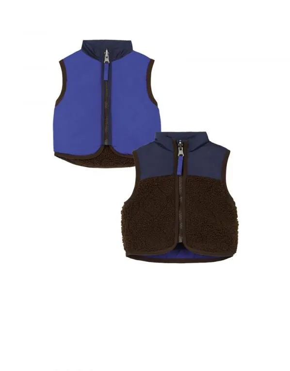 Boys Vest- Brown Patina