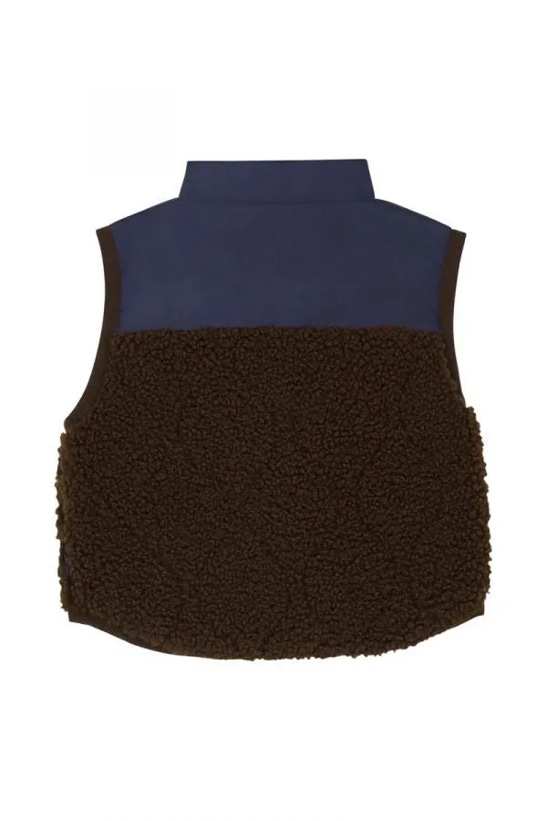 Boys Vest- Brown Patina
