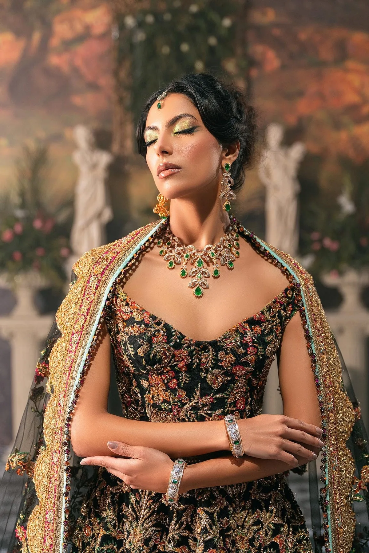 Bridal Lehenga Choli Dupatta Pakistani Wedding Dress