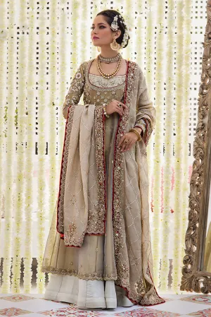 Bridal Sharara with Pishwas Dress Pakistani #BS773