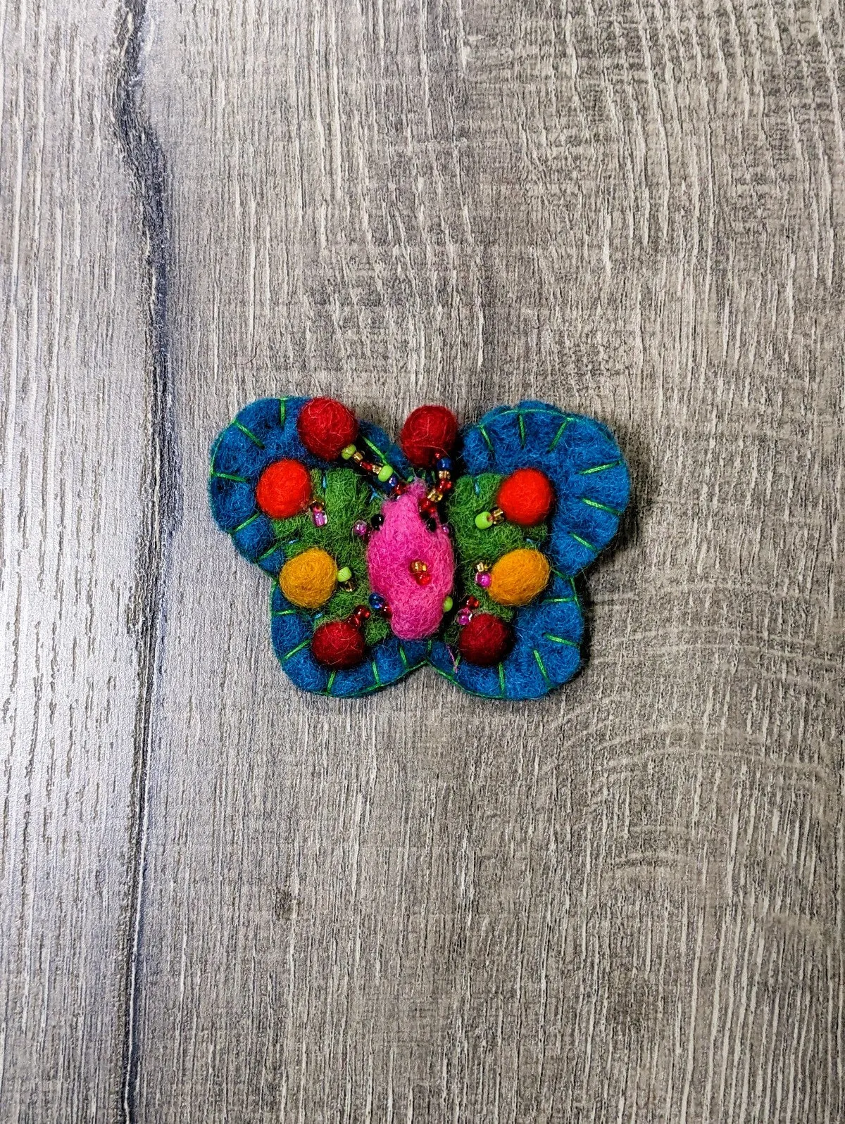 Brooch Felt Butterfly